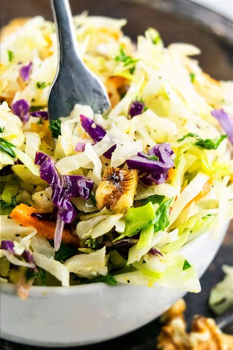 Oil And Vinegar Coleslaw One Bowl One Pot Recipes