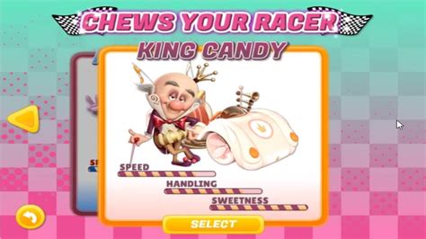 Look Sugar Rush Speedway King Candy On Cakeway Youtube