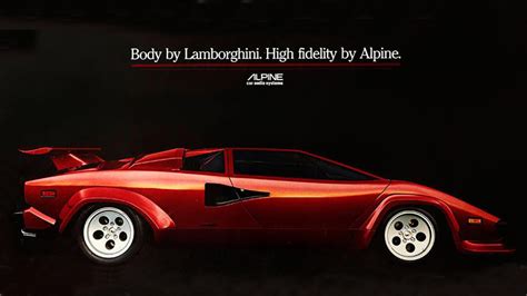 Lamborghini Countach Named Britains Most Popular Car Poster Drive