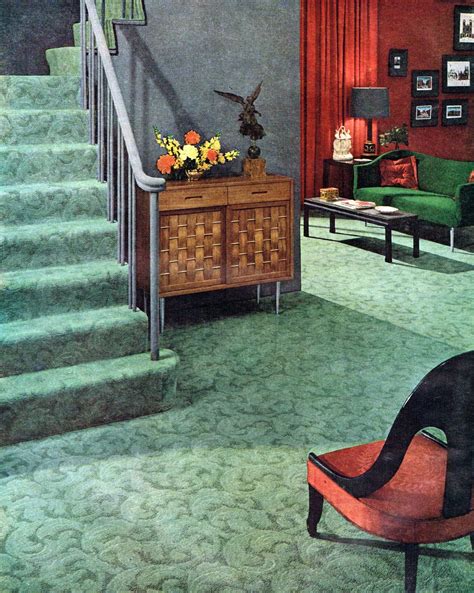 Remarkably Retro - Barbizon Broadloom Carpeting, 1950 | Retro home ...