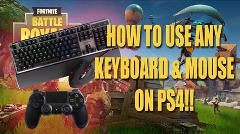How To Play Fortnite With Keyboard And Mouse On Ps4 And Xbox One Youtube
