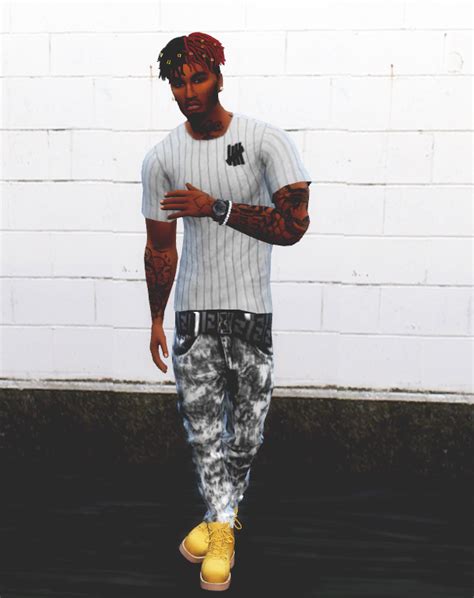 Xxblacksims My New Sim Boo His Shirt And Jeans Are By