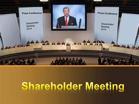 0914 Shareholder Meeting Powerpoint Presentation Presentation