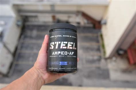 Your New Favorite Pre Workout Amped Af Steel Supplements