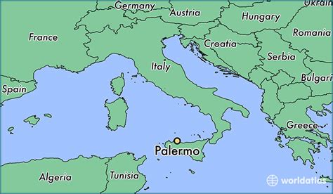 Where Is Palermo Italy Palermo Sicily Map