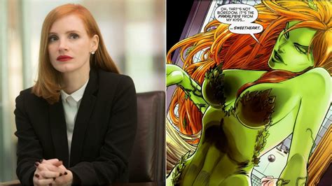 Jessica Chastain En Poison Ivy Dans Gotham City Sirens Premierefr