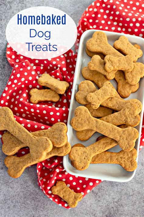Quick and easy homemade dog treat. Homebaked Dog Treats Recipe | Mama Likes To Cook