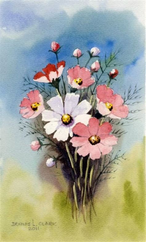 Easy Flower Watercolor Painting Ideas To Try Harunmudak