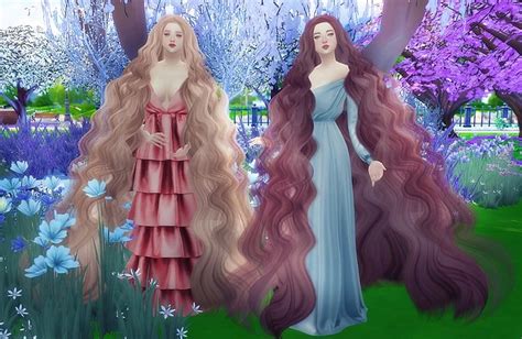Veronica Hair At Nilyn Sims 4 The Sims 4 Catalog