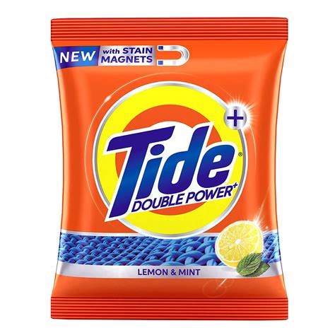 Tide Plus Detergent Washing Powder With Extra Power Lemon And Mint Pack