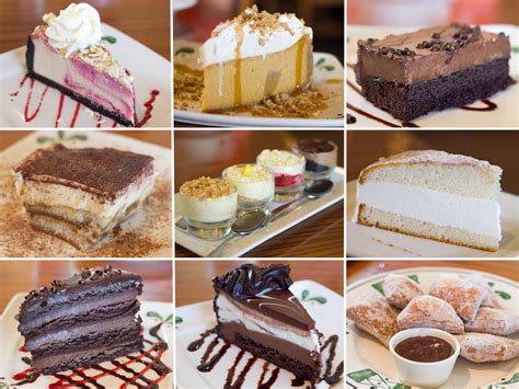 The waitress told us that. We Try All the Desserts at the Olive Garden