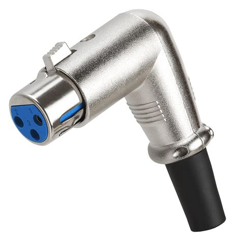 P Xlr Female Right Angle Microphone Connector