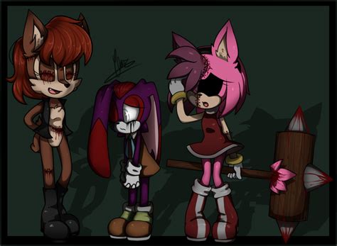 Amy Cream And Sallyexe Old Drawing By Fl0py4rt On Deviantart