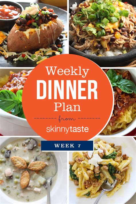 Skinnytaste Dinner Plan Week 7 Skinnytaste Bloglovin