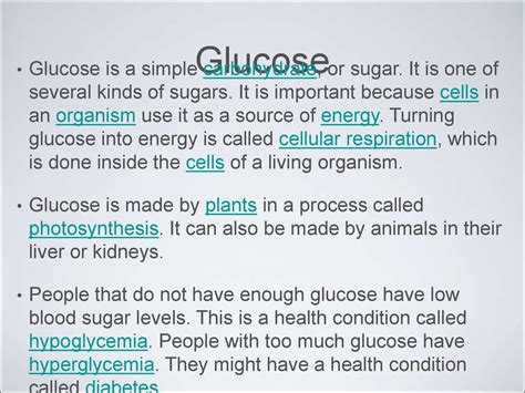 How do animals use glucose. Carbohydrates (sugars) - презентация онлайн