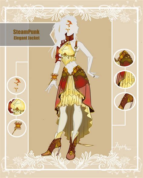 closed adoptable outfit auction steampunk elegant by hassly on deviantart