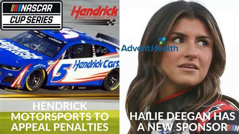 Hendrick Motorsports To Appeal Penalties Hailie Deegan Has New