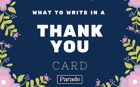 Thank You Messages What To Write In A Card Or Note Parade