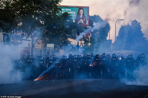 Tear Gas And Rubber Bullets Used To Clear Streets In Minneapolis