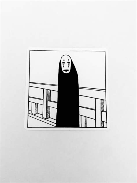Image about aesthetic in beige by h on we heart it. Spirited away no face sticker studio ghibli sticker anime ...