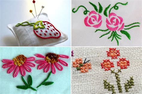 15 Hand Embroidery Stitches for Beginners - Learn Step By Step Embroidery Designs