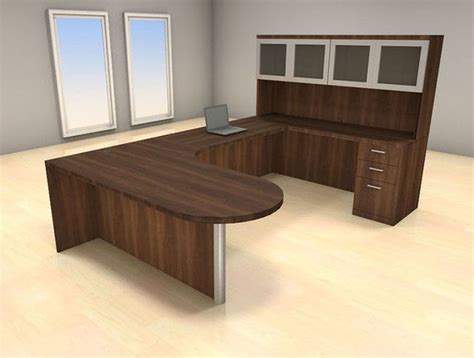 5pc U Shape Modern Executive Office Desk Set Ch Amb U11 Executive