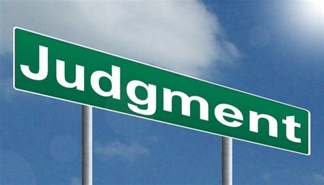 Judgment Free Of Charge Creative Commons Highway Sign Image