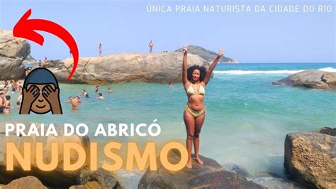 Praia do Abricó A única praia de nudismo da cidade do RIO DE JANEIRO