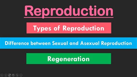 Reproduction In Living Organisms Types Of Reproduction