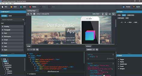 Download Bootstrap Studio Website Development Tool For Developer