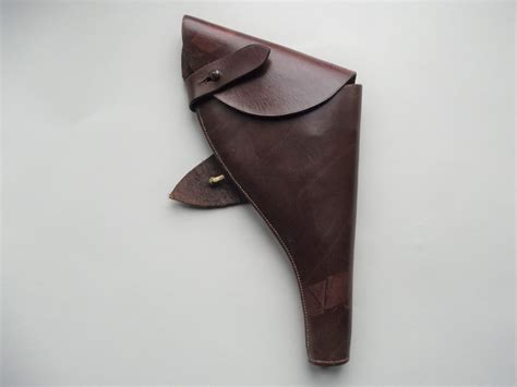 Ww1 Officers Webley Mk 6 Leather Holster Private Purchase Dbg Militaria