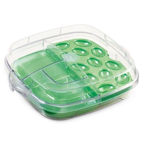 Pampered Chef Large Cool And Serve Tray 12 6pcs Includes Trays And Dip