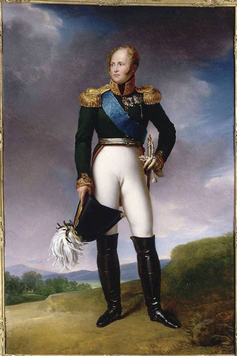 portrait d alexandre ier tsar de russie 1777 1825 de françois gérard reproduction tableau