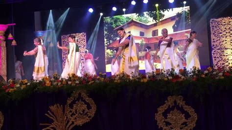 2016 Onam Celebrations At Malayalee Club Chennai Kaikottikali By Ammanna And Team Youtube