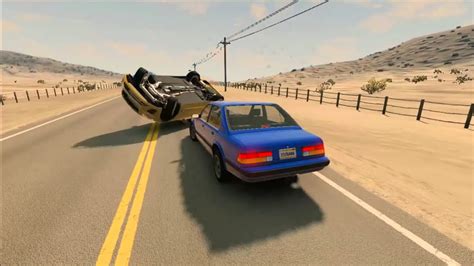 Realistic Car Crashes Beamngdrive Youtube