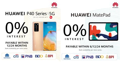 Home credit card interest rate. Get these Huawei devices in 0% interest rate installment plans via Credit Cards or Home Credit