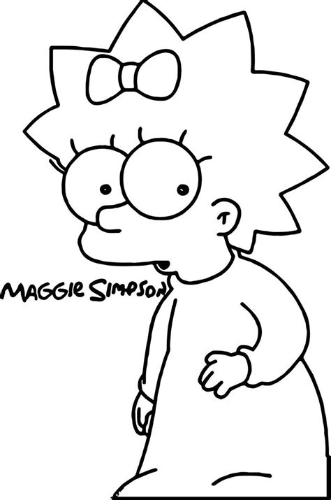 27 Simpsons Coloring Pages Color Info