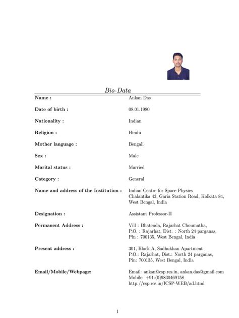Dont panic , printable and downloadable free 12 13 sample of biodata for job lasweetvida com we have created for. Latest Biodata Format For Marriage Doc 2020 - Fill and ...