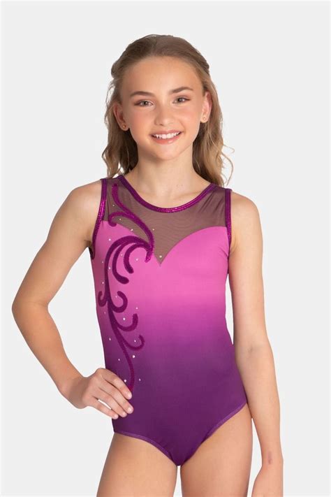 Fleur Leotard Gymnastics Wear By Sylvia P Girls Leotards Tank
