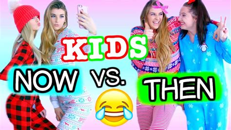 Kids Now Vs Kids Then Christmas Edition Youtube