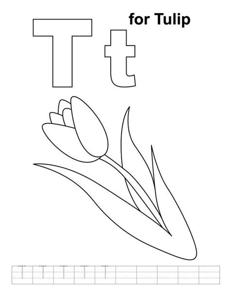 Letter T Coloring Pages To Download And Print For Free