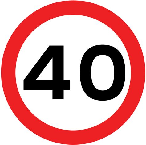 Speed Limit Signs Road And Traffic Signs In The Uk