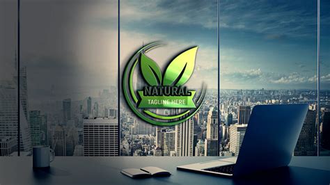 Natural Logo Design Free psd Template - GraphicsFamily