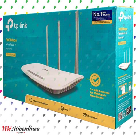 Router Wifi 3 Antenas Potente 300 Mbps Tp Link Wr845n