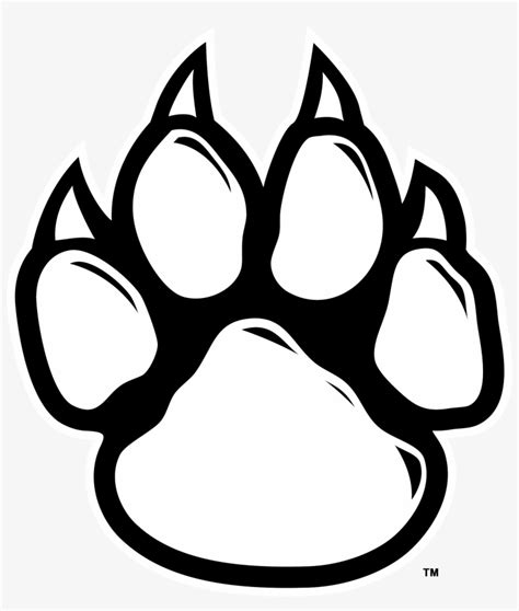 Download Wolf Paw Print Clip Art Wolf Paw Print Outline Hd