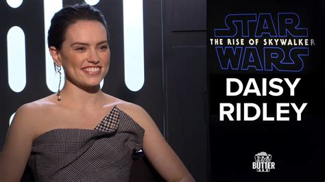 Star Wars The Rise Of Skywalker Daisy Ridley Fun Interview Extra