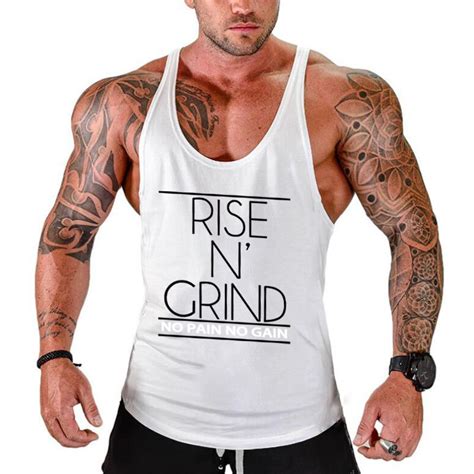 Fitness2019 Summer Style Cotton Y Back Gyms Tank Top Men