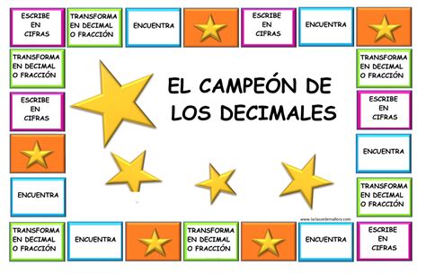 Obstaja veliko načinov, kako narediti učenje zabavno in veliko dobrih razlogov za to. El campeón de los decimales - Actiludis