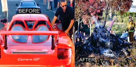 The Last Moments Of Paul Walkers Porsche Stalling