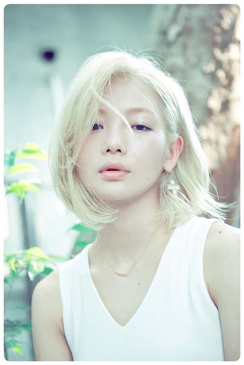 Ive Never Seen An Asian Woman With Such Light Blonde Hair But It Is